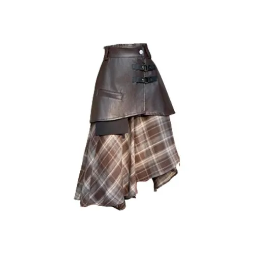 XUANSHU Комплект с юбкой Женские Кофе