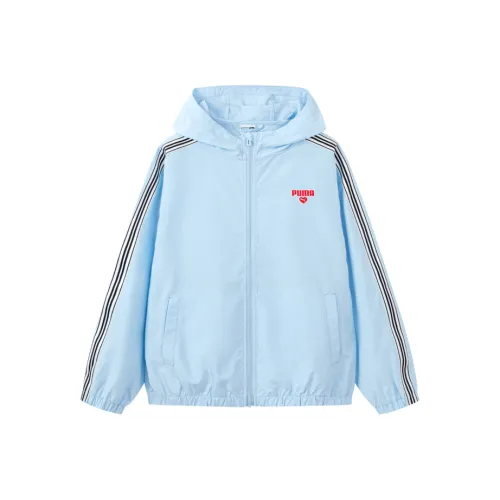 PUMA Джинсовая куртка светло-голубого цвета для детей