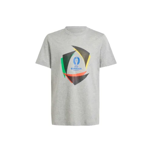 Adidas T-Shirt Средний Серый Детский