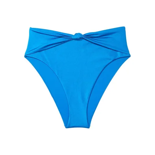 Victoria's Secret Узлые Высокая Талия Cheeky Бикини Низ SB Плавки Женские Astonishing Синий