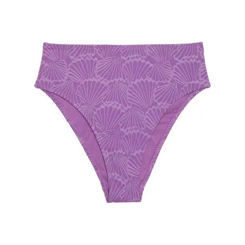 Victoria's Secret Розовый HIGH Обхват талии Cheeky Бикини Низ Glazed Фиолетовый Плавки Женские Фиолетовый