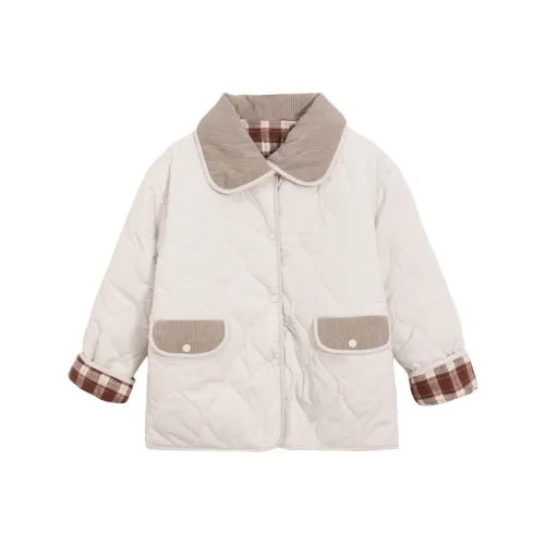 Miller Castle Хлопковый пуховик AW24 Абрикосовый серый Подростки