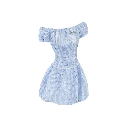 UNIFREE Короткое платье с короткими рукавами женское