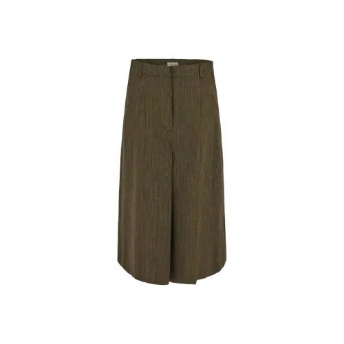 DRIES VAN NOTEN Повседневный Длинный Юбка Женские Коричневый