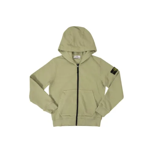 STONE ISLAND Зеленый Kids Свитшоты
