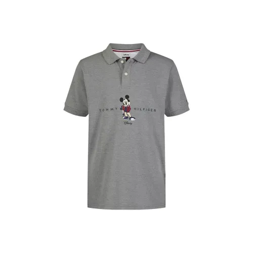 Tommy Hilfiger X Disney Поло Серого цвета для детей