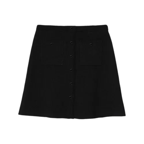 Sandro Повседневные короткие юбки Женские Черный