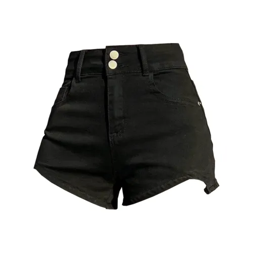 Concubine Zhu Джинсовые шорты Женские Черные