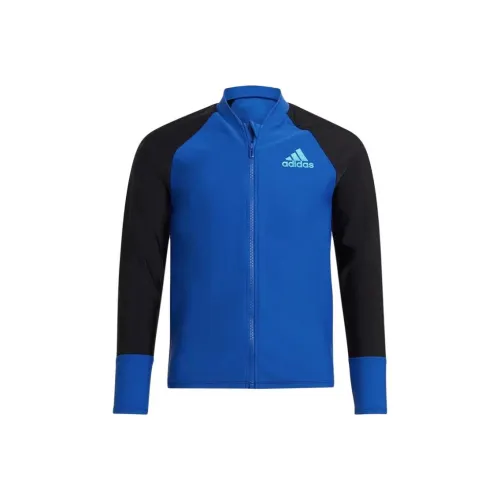 Adidas Куртки и Пальто Синий Черный Подростки