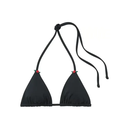 Victoria's Secret Розовый BY FRANKIES BIKINIS Плащ Май Бикини Топ Черный Бикини Женские Черный