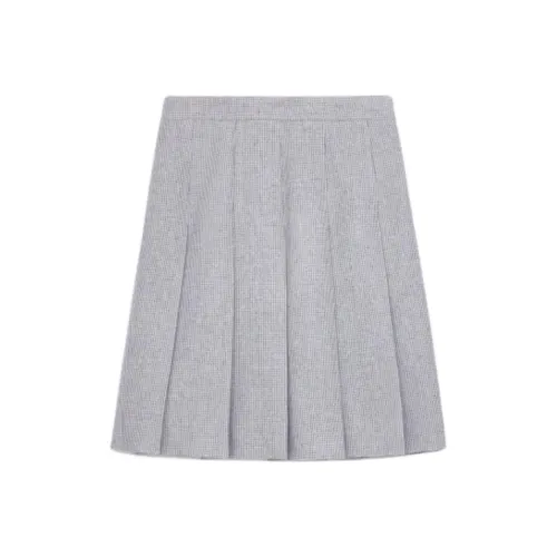 CELINE SS25 Повседневные короткие юбки Женские Серый