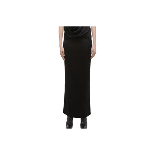 Helmut Lang SS24 Повседневный Длинный Юбка Женские Черный