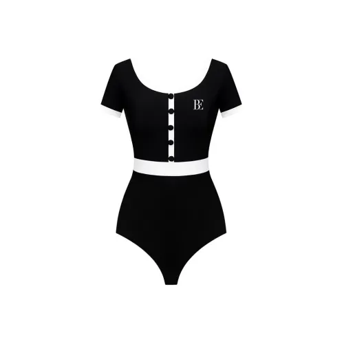 BALNEAIRE Современный черный Белый Женские ван-пис купальники