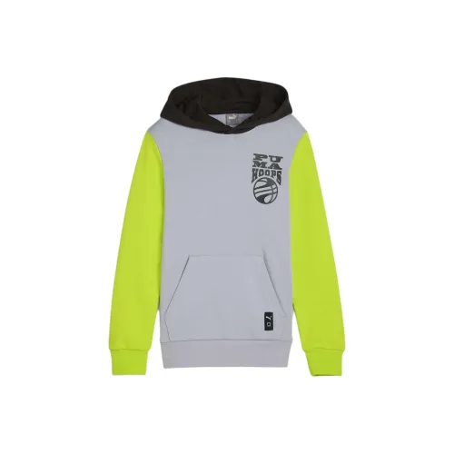 PUMA x FIRST MILE Бирюзовый Школьный возраст Свитшоты