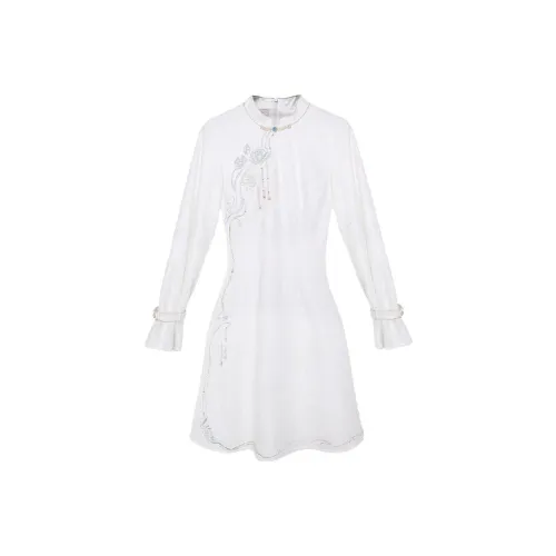 JINYE ORIENTAL Белый Женские Ципао