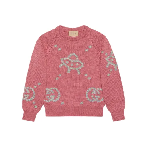 GUCCI Темно-розовый Kids Свитеры