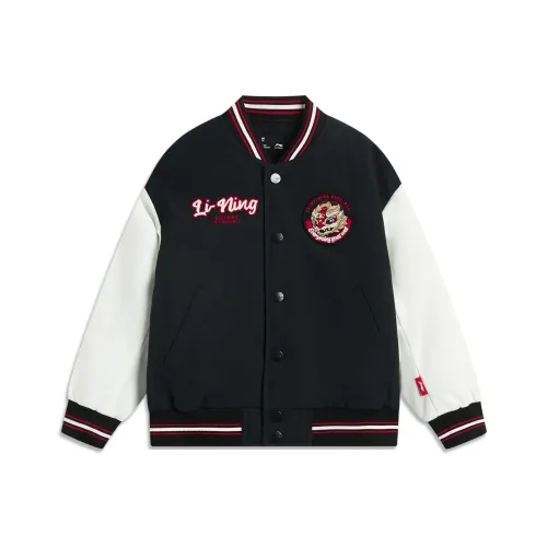 LINING YOUNG Укороченный хлопковый пуховик Sports Life Collection Черный Подростки