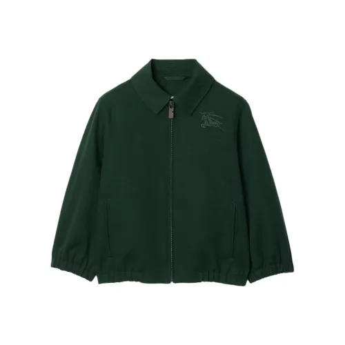 Burberry Куртки и Пальто Темно-Зеленый Мох для Детей