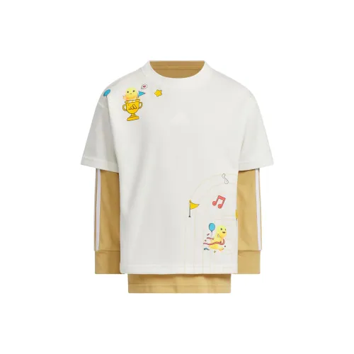 Adidas x NAILONG LIANMINGKUAN Т-рубашка Nailoong Два в одном ДУГА ВЕРХ ДЛЯ ДЕТЕЙ