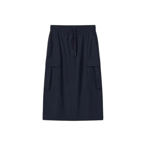 KSWISS Повседневная длинная юбка женская синяя