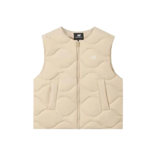 New Balance Пуховый жилет Светло-бежевый для детей 3-7 лет