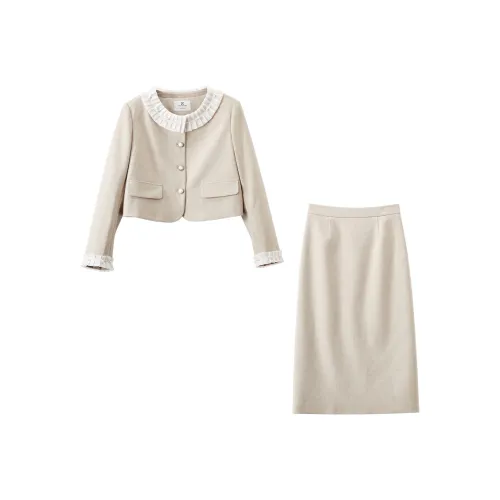 XIANGYING Комплект с юбкой Женские Хаки