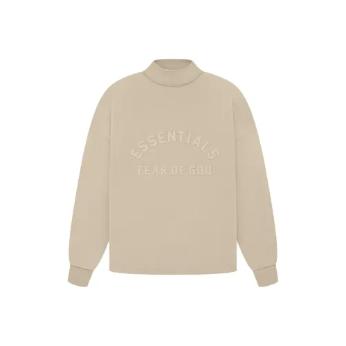 Fear Of God Essentials T-рубашка Kids Essentials LS Tee Пыльно-бежевый Серо-бежевый Детский