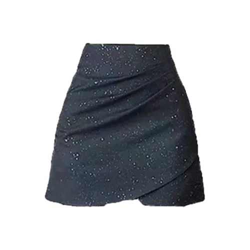 SCCREBEL OFFICIAL Повседневные короткие юбки Женские Черный
