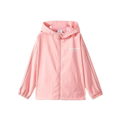 Skechers Куртки и Пальто Детский Розовый Дельфин