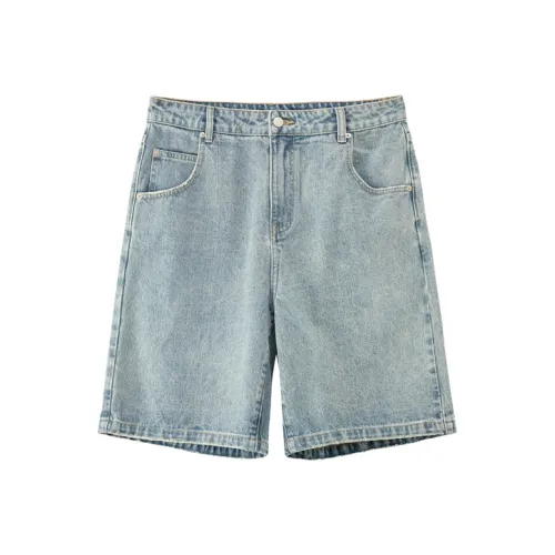 NO ONE ELSE Джинсовые шорты Унисекс