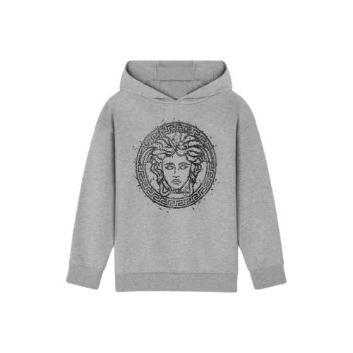 VERSACE Свитшот Medusa FW24 Серый Детский