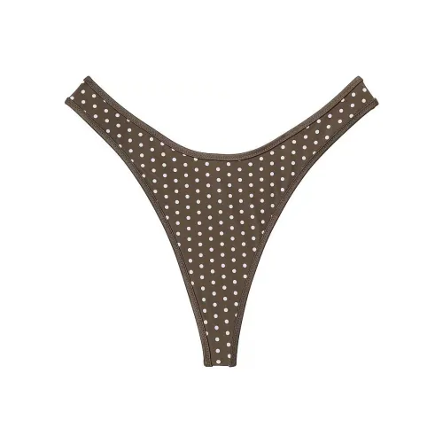 Victoria's Secret Розовый BY FRANKIES BIKINIS Луна Bay Бикини Низ CD Плавки Женские Серый