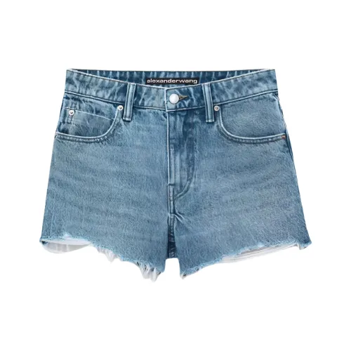 Alexander Wang SS24 Шорты Женские Vintage Светлый Индиго