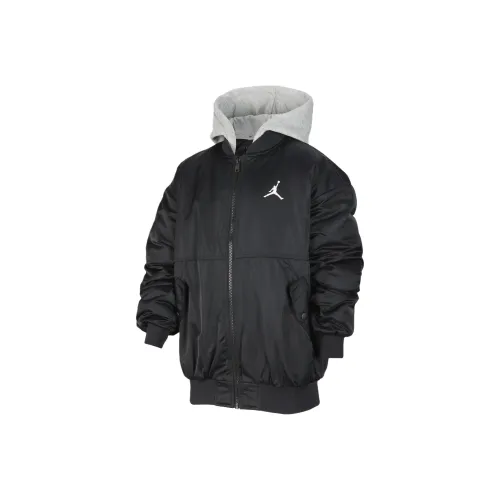 Джордан Куртки и Пальто Черные Подростки