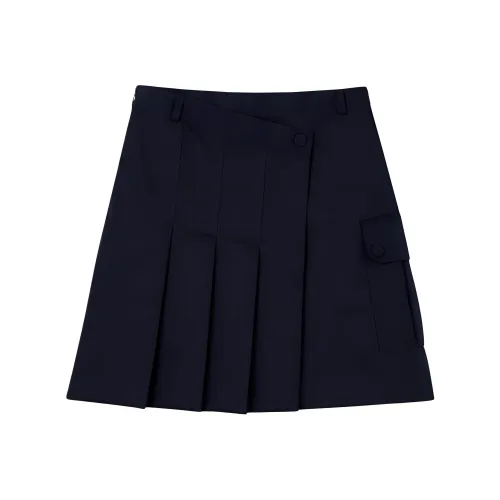 Sandro Повседневные короткие юбки Женские Темно-синий