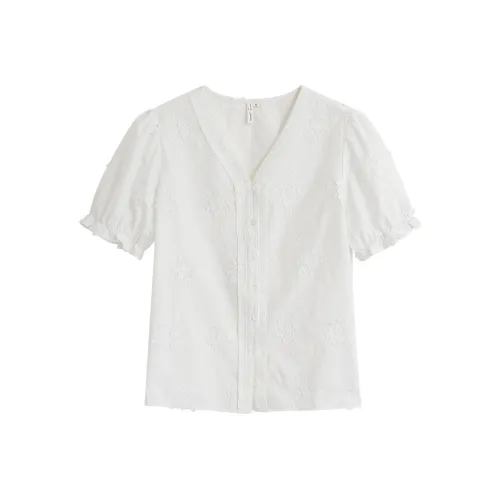 Inman Чисто белые Женские Рубашки
