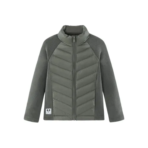 Disney Пуховик Армейский зеленый Подростки