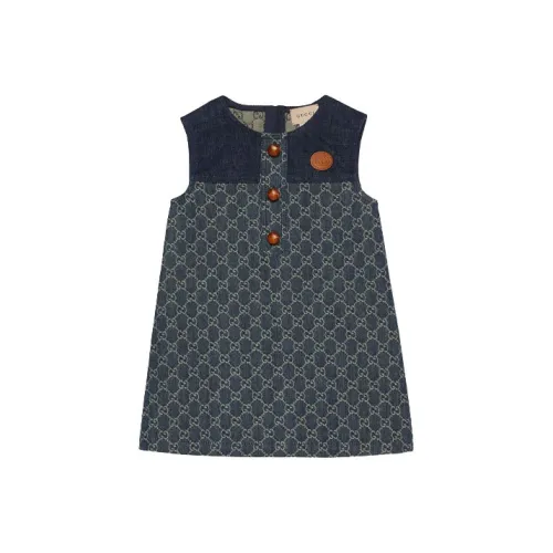 GUCCI Темно-синий Kids Платья