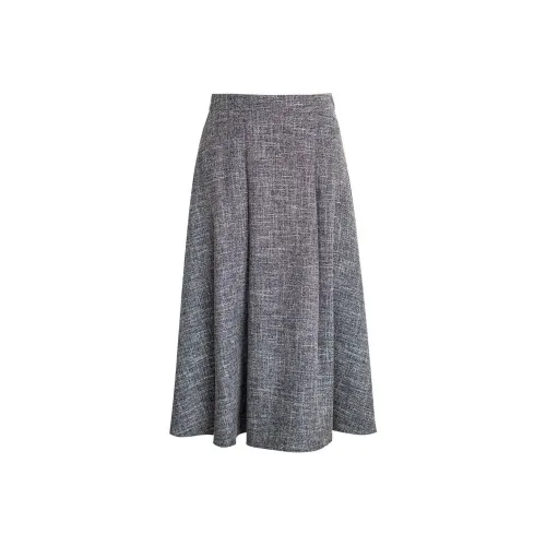 ROEYSHOUSE Повседневный длинный юбка женский Фотиния серый