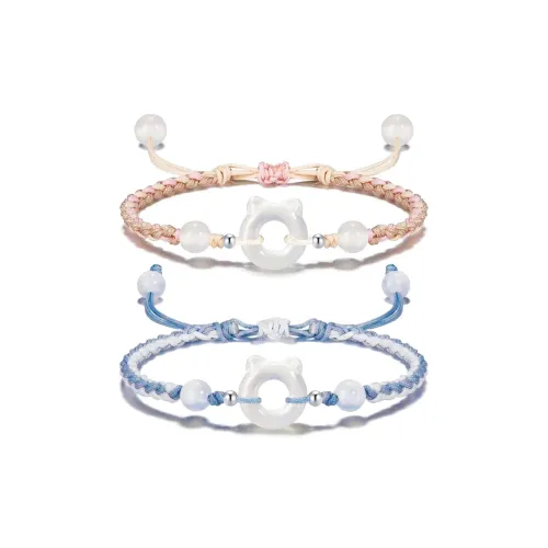 MAGICPOLE Браслеты с шнурками унисекс синий розовый цвет