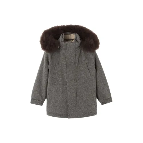Loro Piana Icer Серый Kids Утеплённые куртки