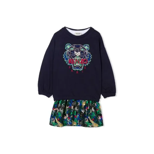 KENZO Темно-синий Kids Платья