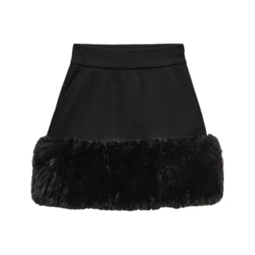 PRADA FW24 Повседневные короткие юбки Женские Черный