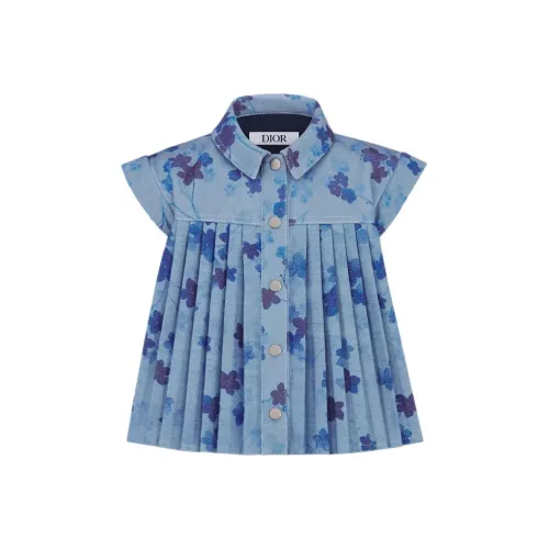 DIOR Куртки и Пальто SS25 Синий Детский