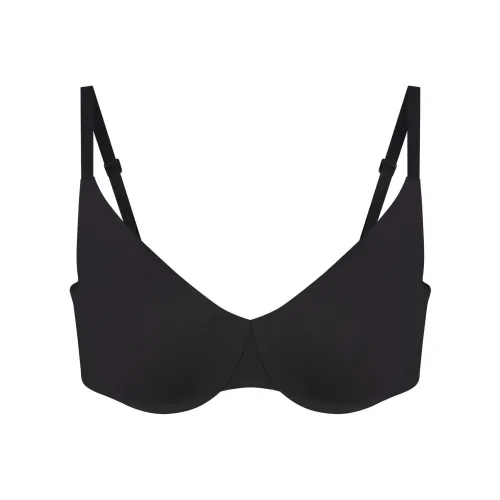 SKIMS Фирменный Плавательный Топ Бикини с Полным Покрытием Подкладка Бикини Женские Оникс Оникс