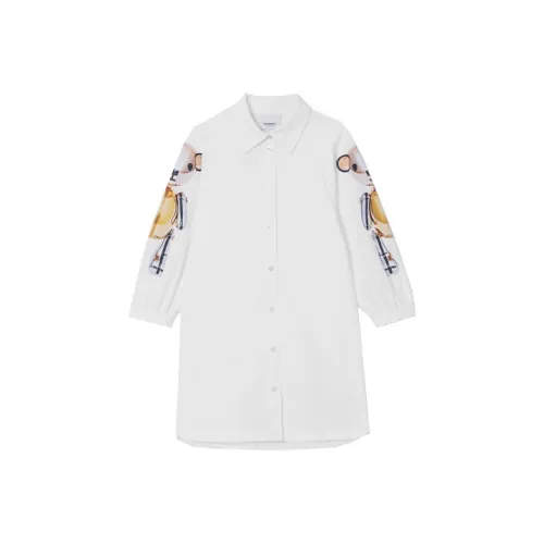 Платье Burberry Thomas White Baby