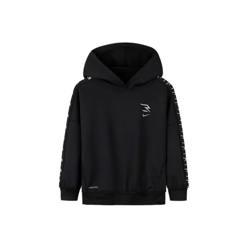 Толстовка Nike Dri Fit Глубокий черный для детей 3-7 лет
