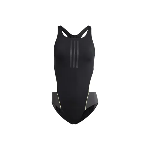 Adidas Удлиненный Life 3 Stripes Купальник One-piece Купальник Женские Черный