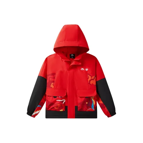 Antakids Куртка Легенда Красная Full С принтом Подростки