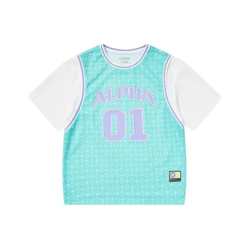 QIAODAN T-рубашка Tranquility IS Full OF Синий Детский